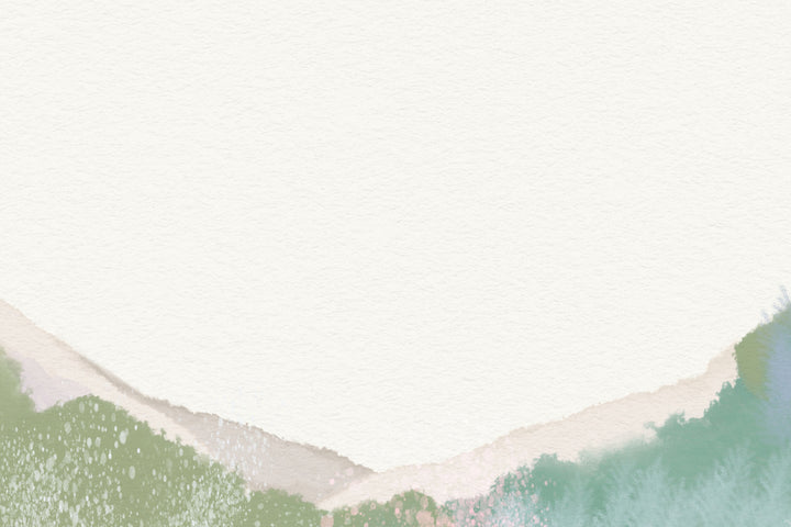 "Serene Watercolor Mountains" by Josie George — Landscape Wall Art