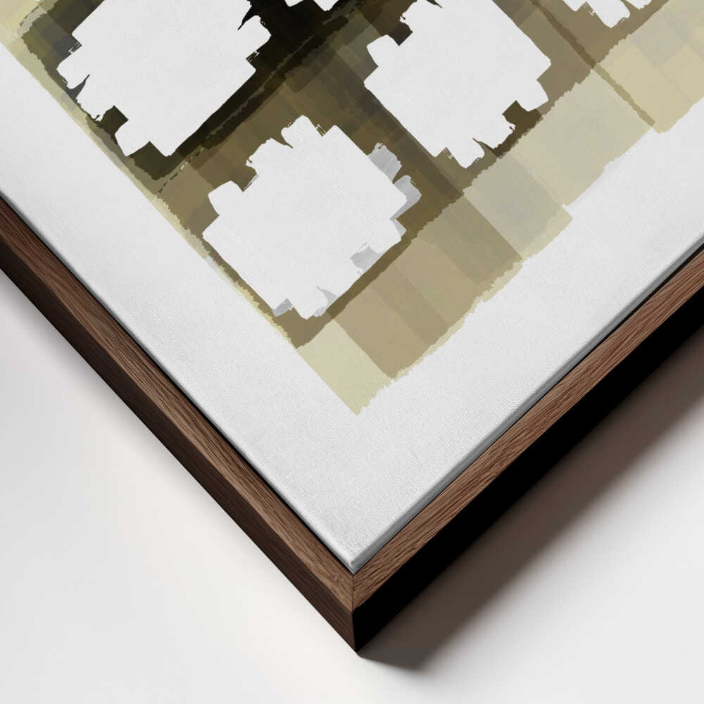 Muted Grid Abstract