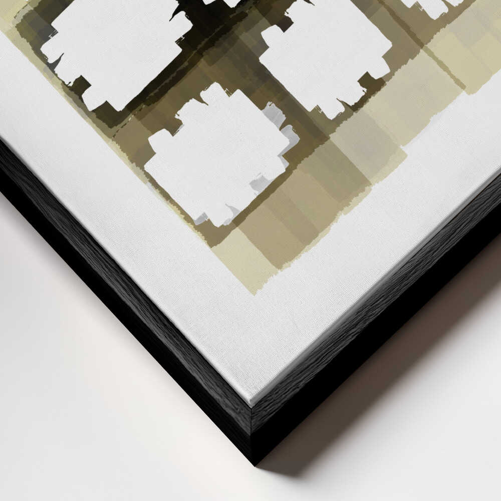 Muted Grid Abstract