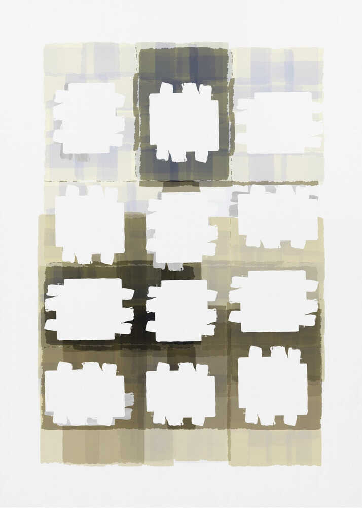 Muted Grid Abstract