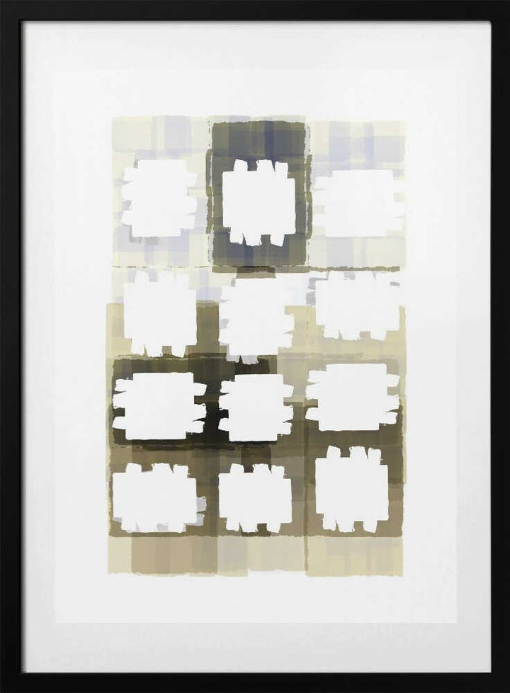 Muted Grid Abstract