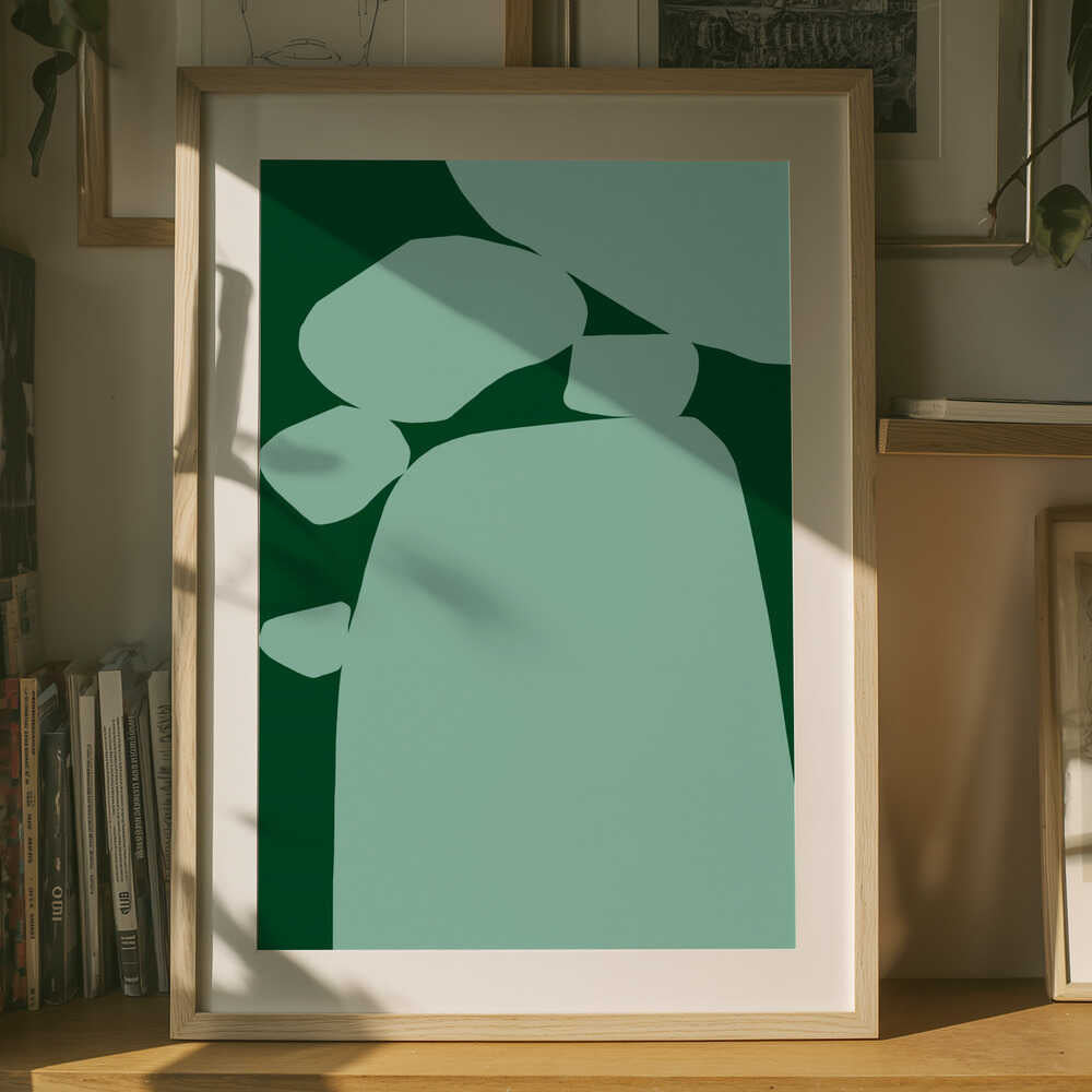 Fluid Green Abstract
