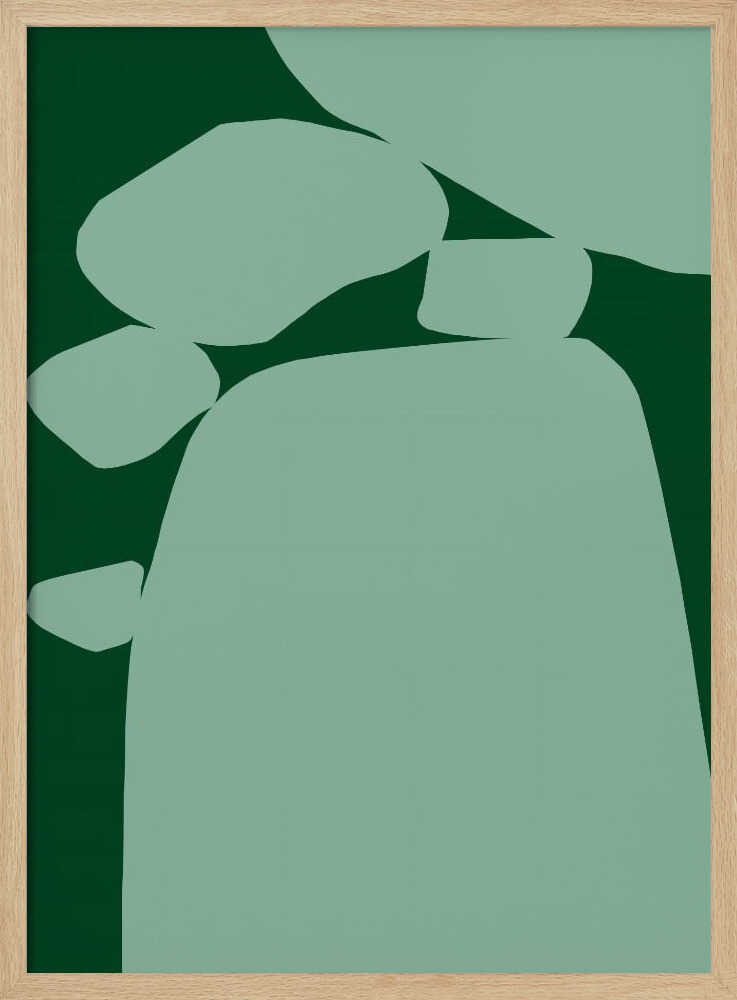 Fluid Green Abstract
