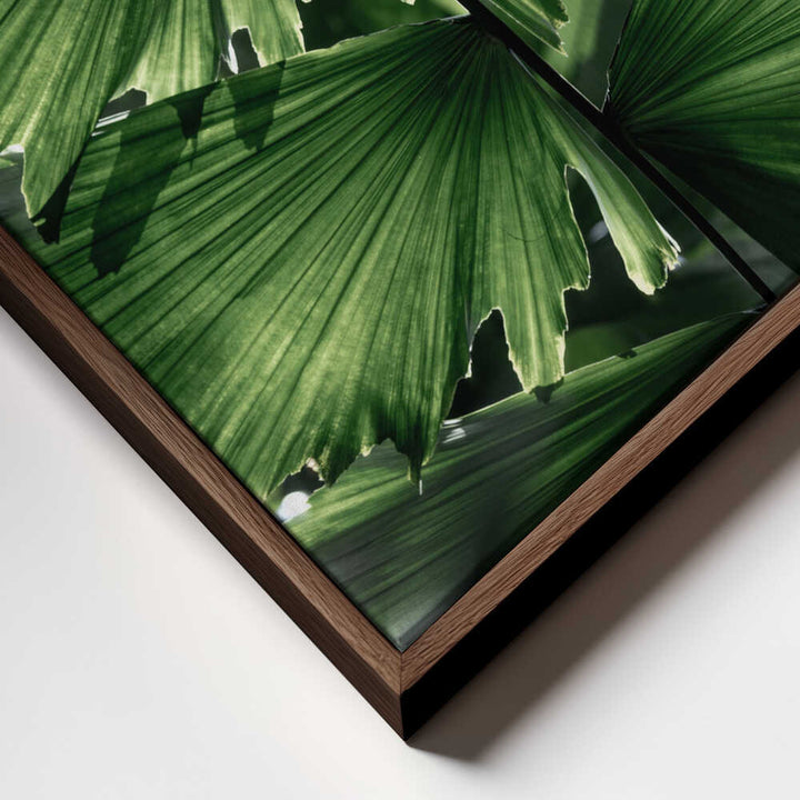 Tropical Green Palm Glow