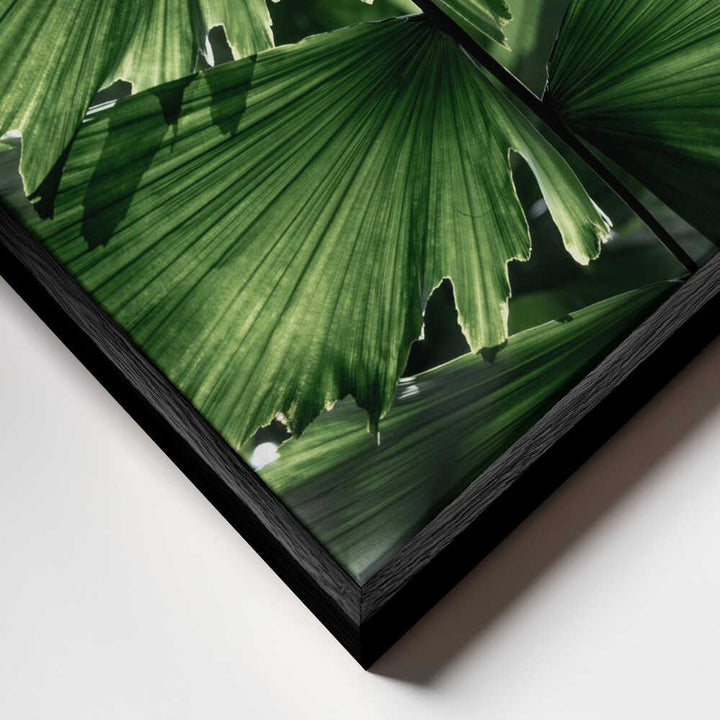 Tropical Green Palm Glow