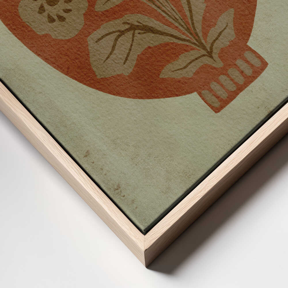 "Rustic Floral Vase" by Nikita Jariwala — Still Life Wall Art
