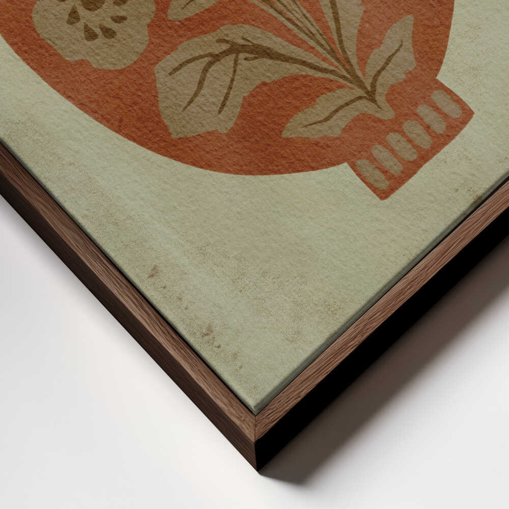 "Rustic Floral Vase" by Nikita Jariwala — Still Life Wall Art