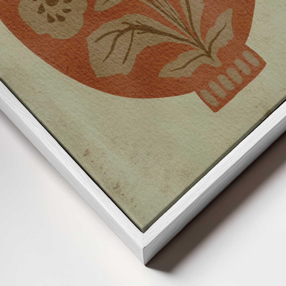 "Rustic Floral Vase" by Nikita Jariwala — Still Life Wall Art