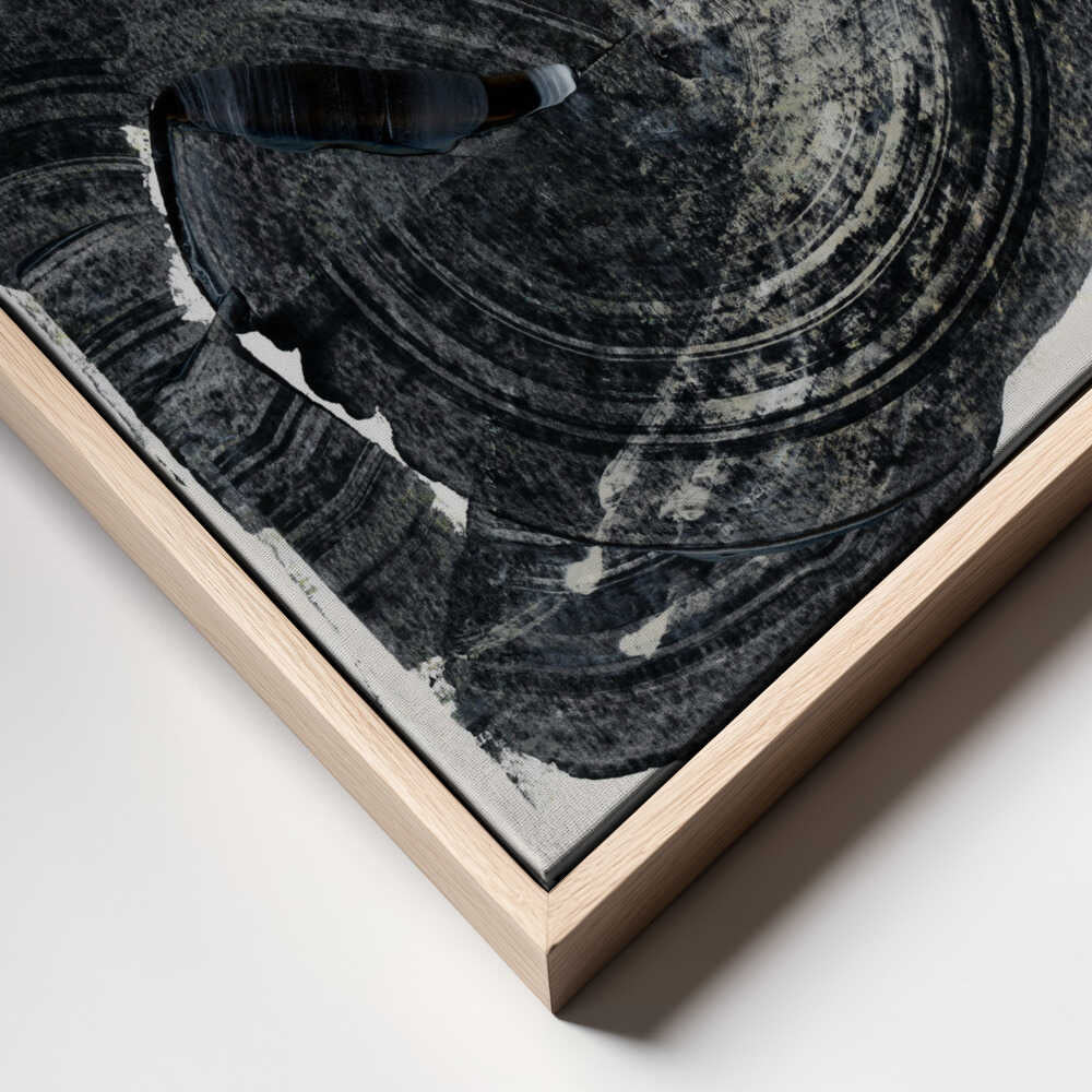 Swirling Monochrome Abstract