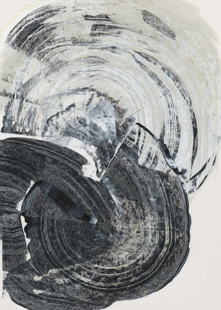 Swirling Monochrome Abstract