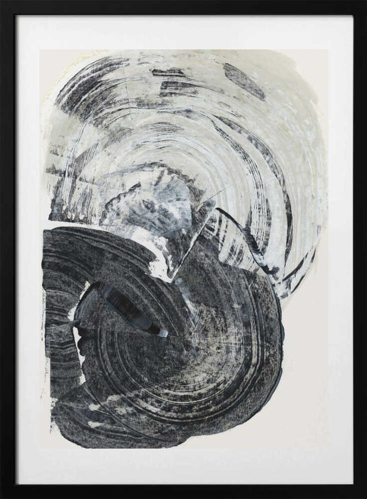 Swirling Monochrome Abstract