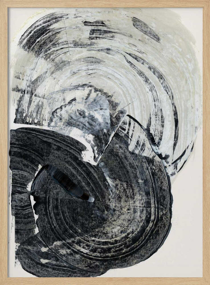 Swirling Monochrome Abstract