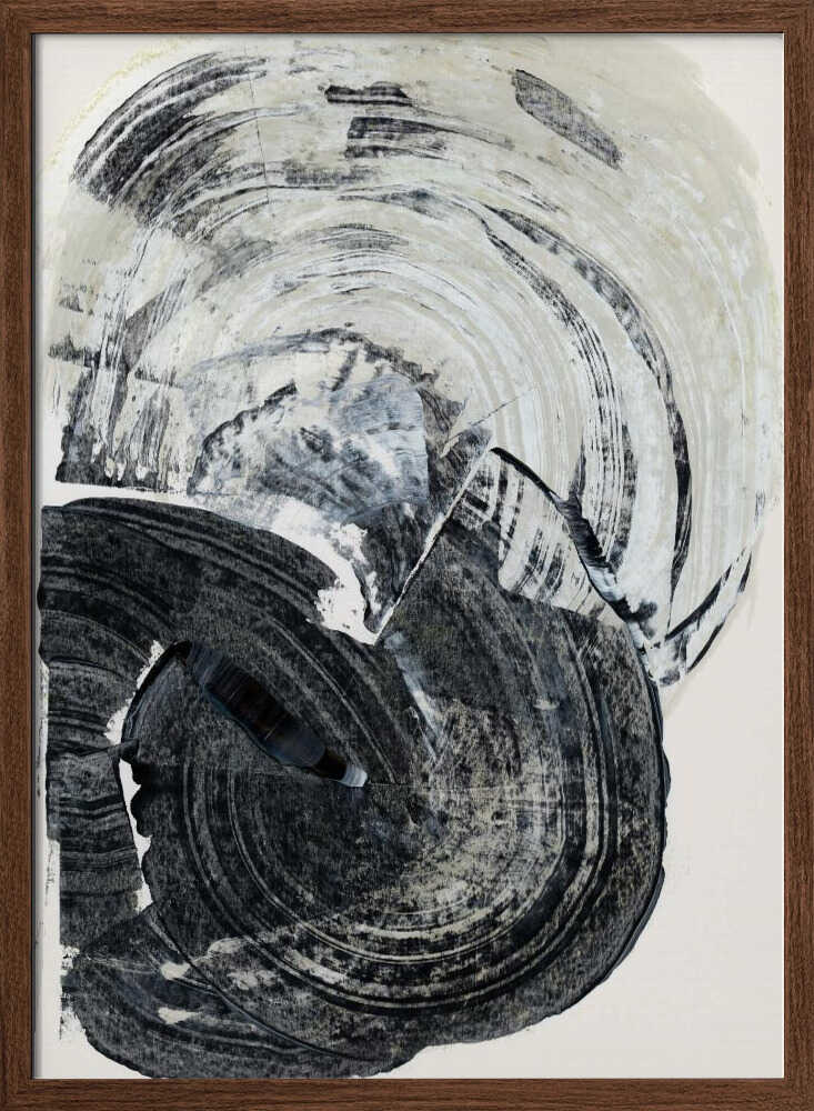 Swirling Monochrome Abstract