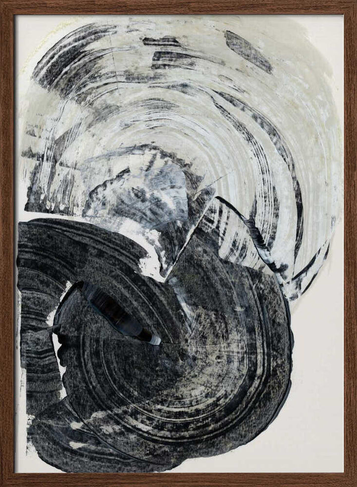 Swirling Monochrome Abstract