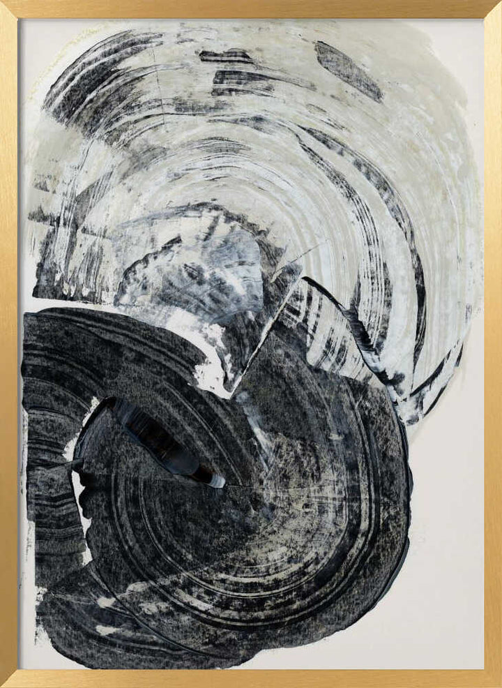Swirling Monochrome Abstract