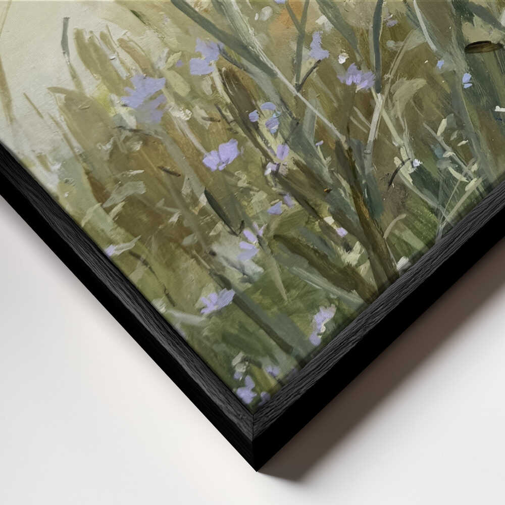 Blue Flowers in Meadow