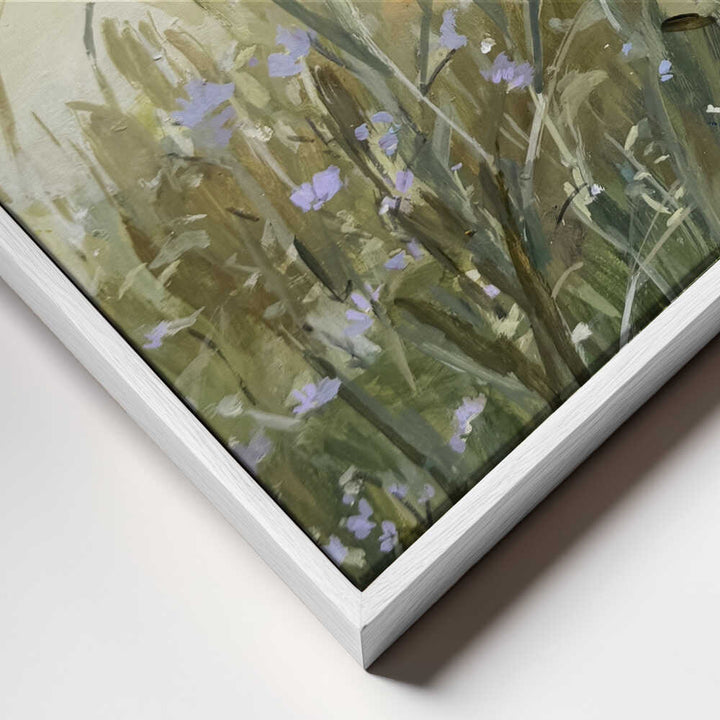 Blue Flowers in Meadow