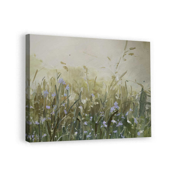 Blue Flowers in Meadow