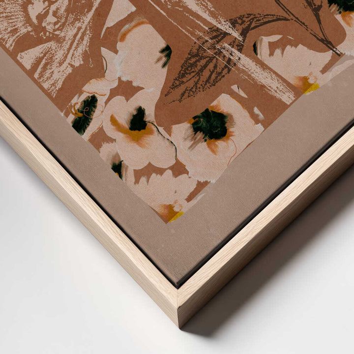 Earthy Floral Collage