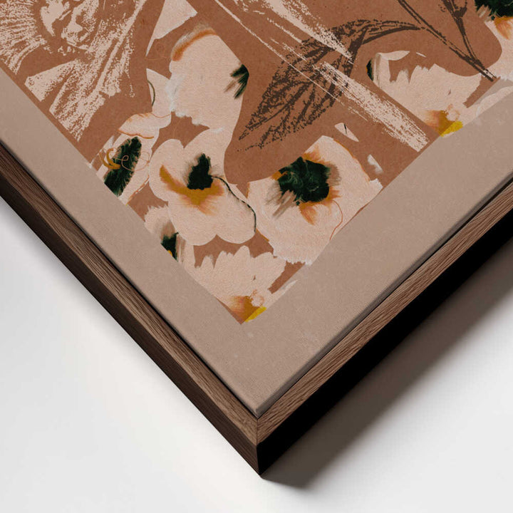 Earthy Floral Collage
