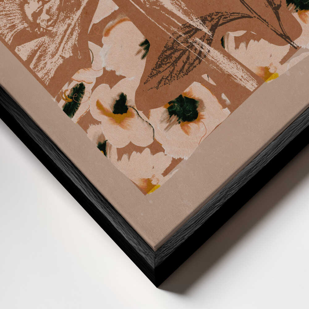 Earthy Floral Collage