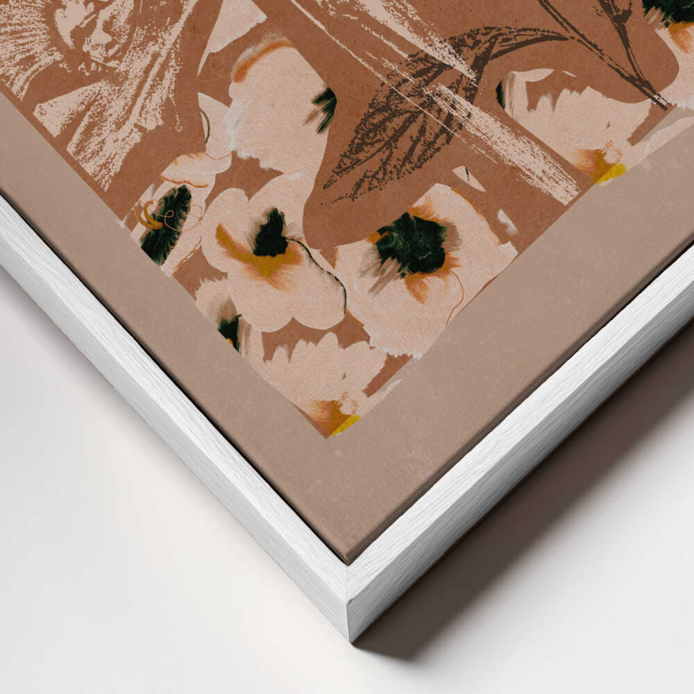 Earthy Floral Collage