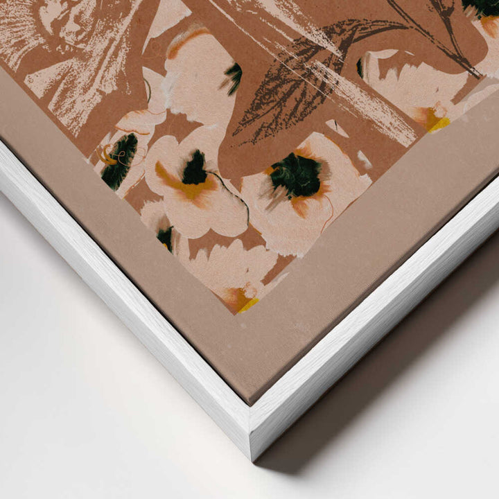 Earthy Floral Collage