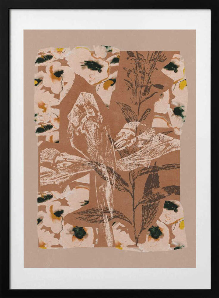 Earthy Floral Collage
