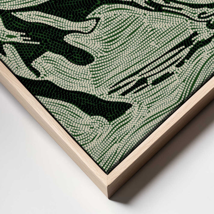 Flowing Green Horses
