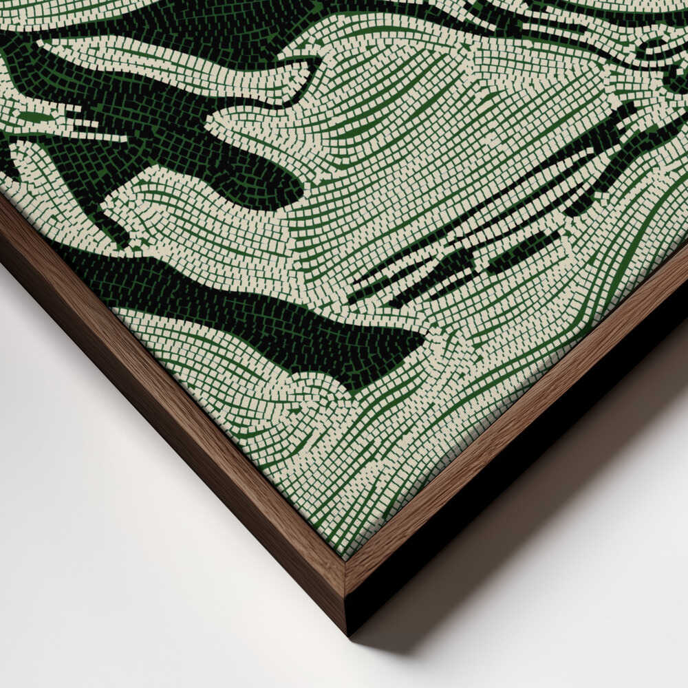 Flowing Green Horses