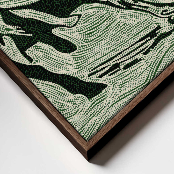 Flowing Green Horses