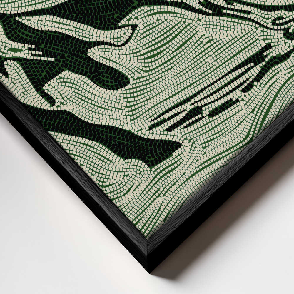 Flowing Green Horses