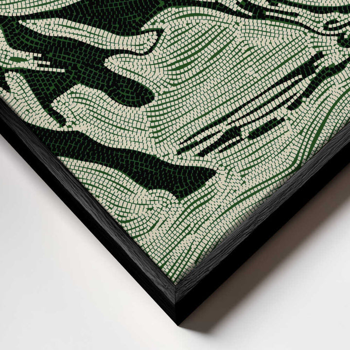 Flowing Green Horses