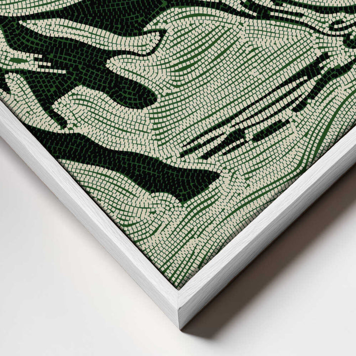 Flowing Green Horses