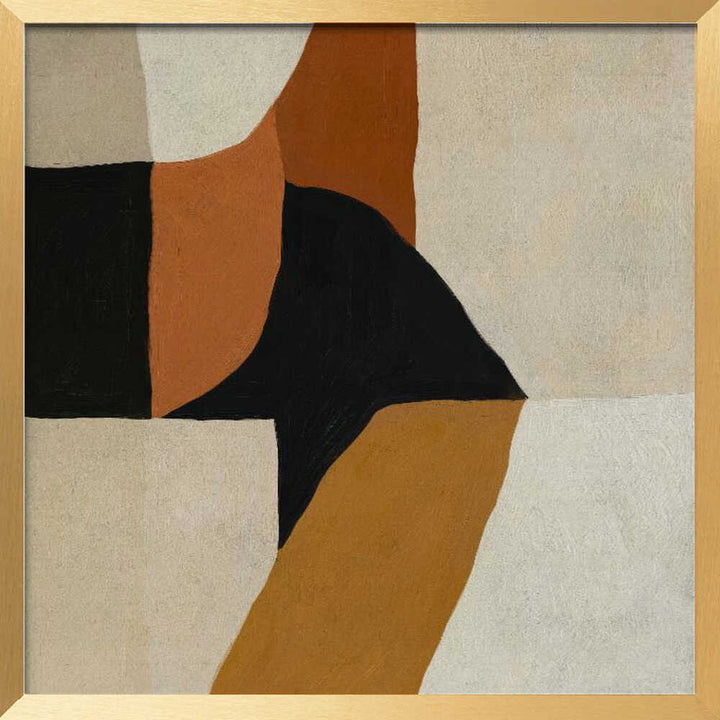 "Warm Abstract Forms" by Dan Hobday — Abstract Wall Art