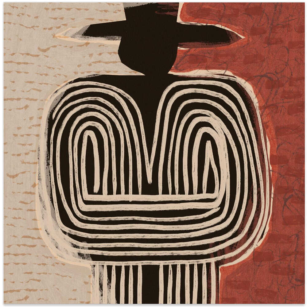 Tribal Figure With Hat