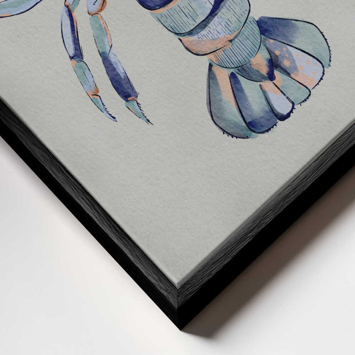 "Watercolor Blue Lobster" by Nikita Jariwala — Animals Wall Art