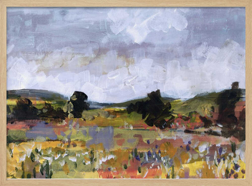 Vibrant Countryside Fields