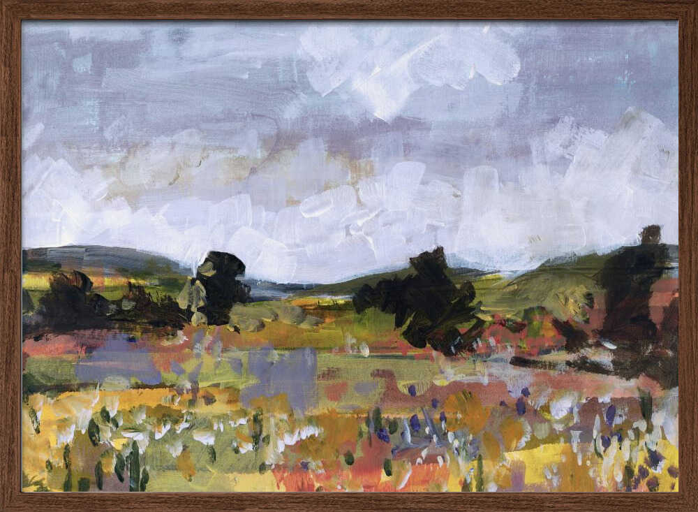 Vibrant Countryside Fields