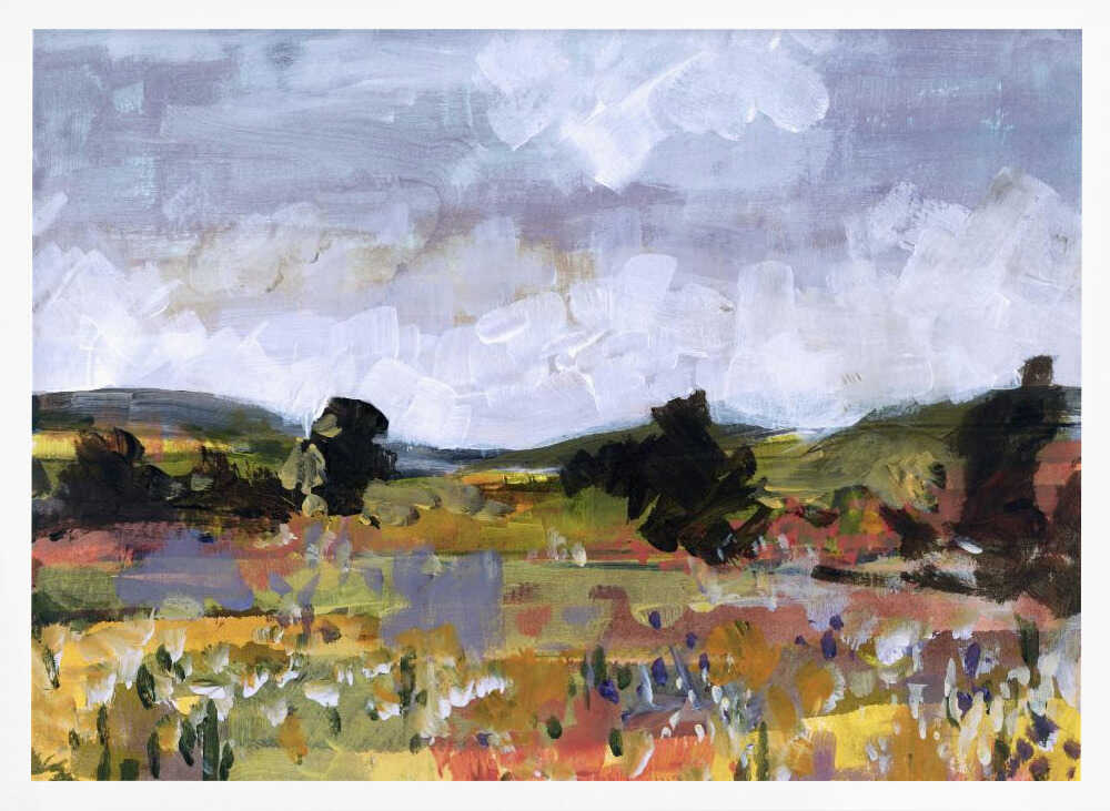 Vibrant Countryside Fields