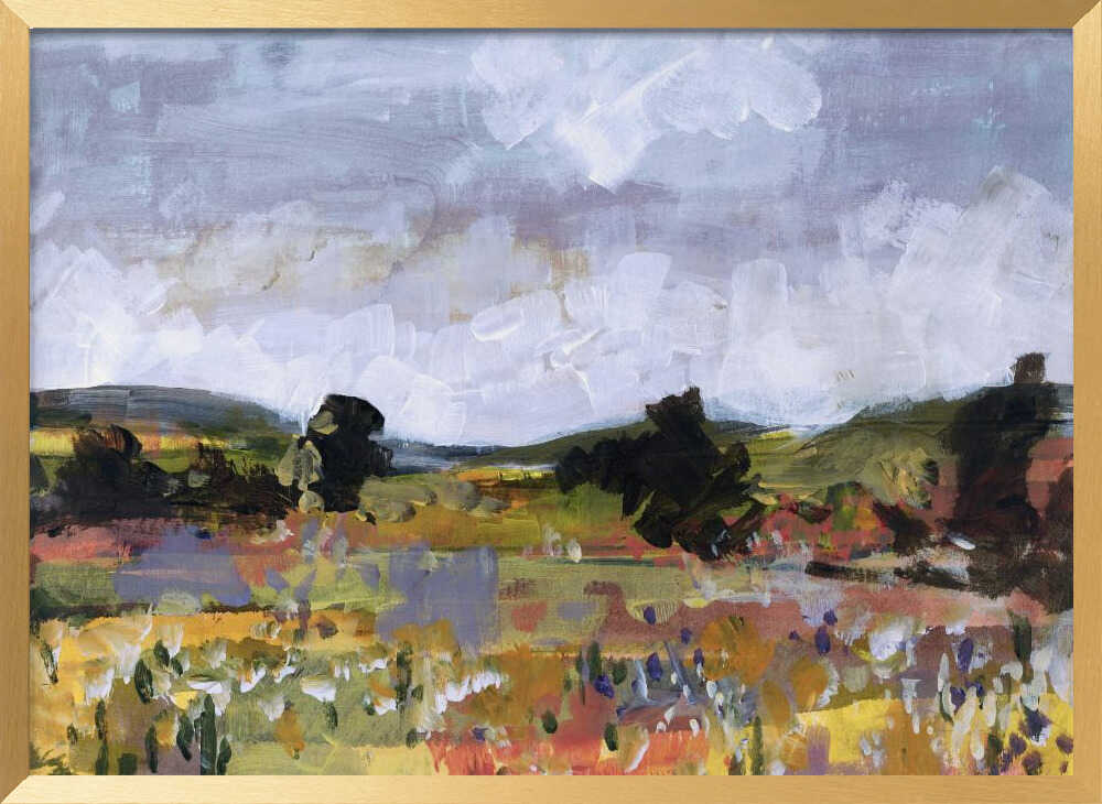 Vibrant Countryside Fields