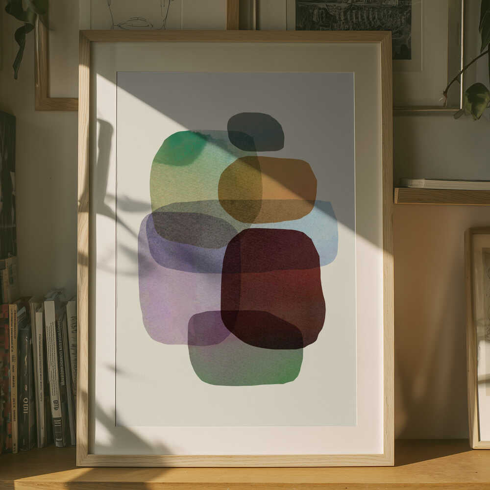 Overlapping Organic Shapes