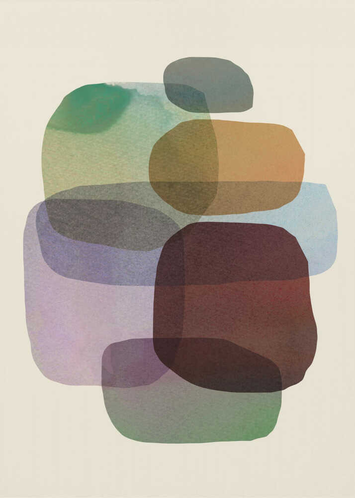 Overlapping Organic Shapes
