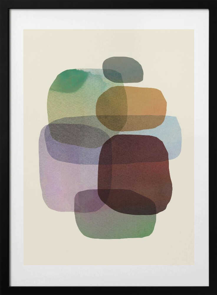 Overlapping Organic Shapes