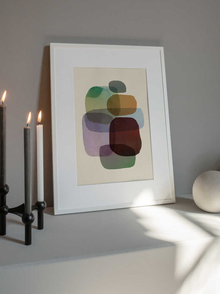 Overlapping Organic Shapes