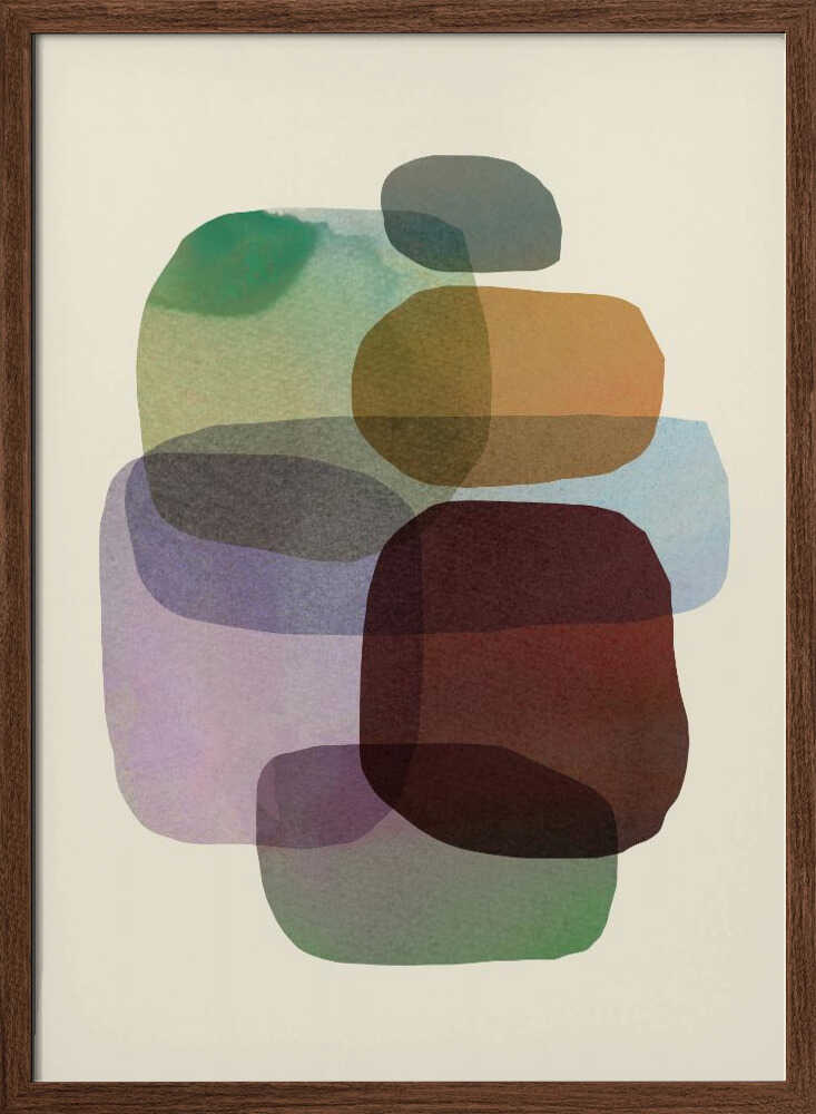 Overlapping Organic Shapes