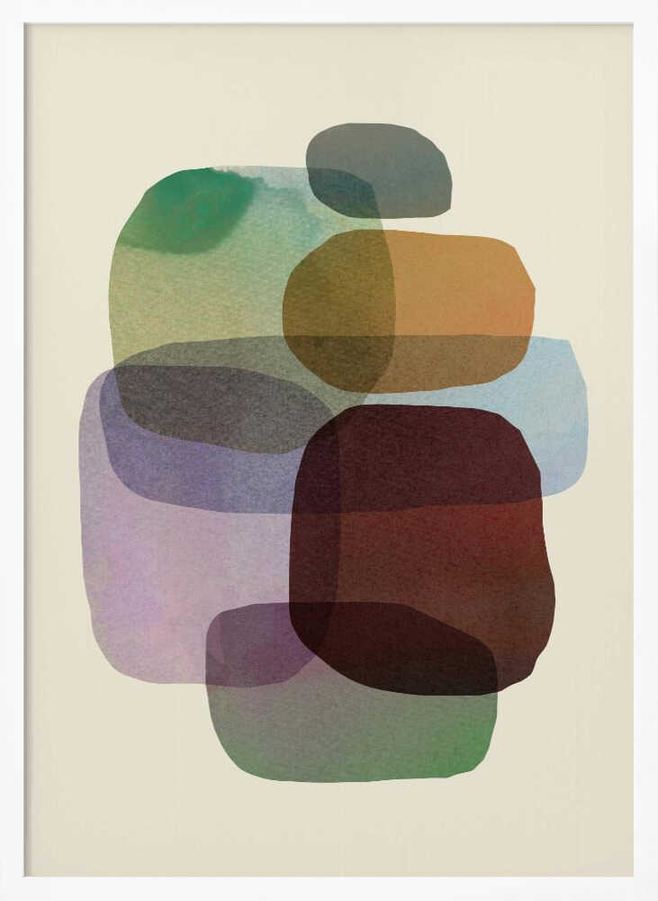 Overlapping Organic Shapes