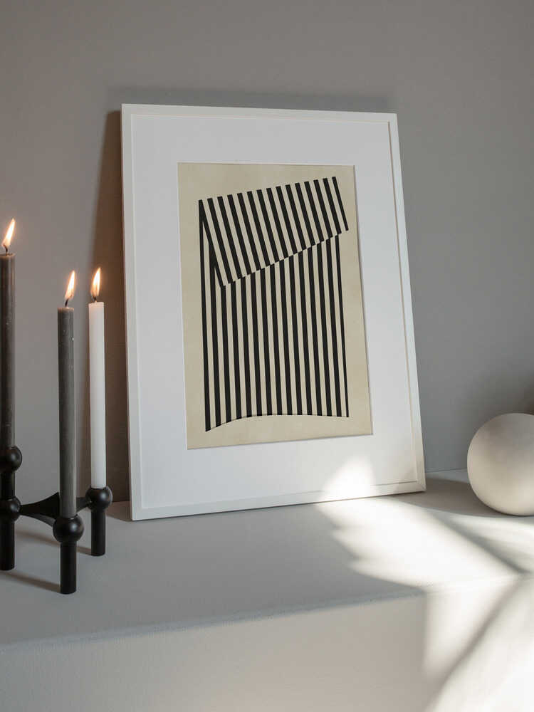 Abstract Striped Design