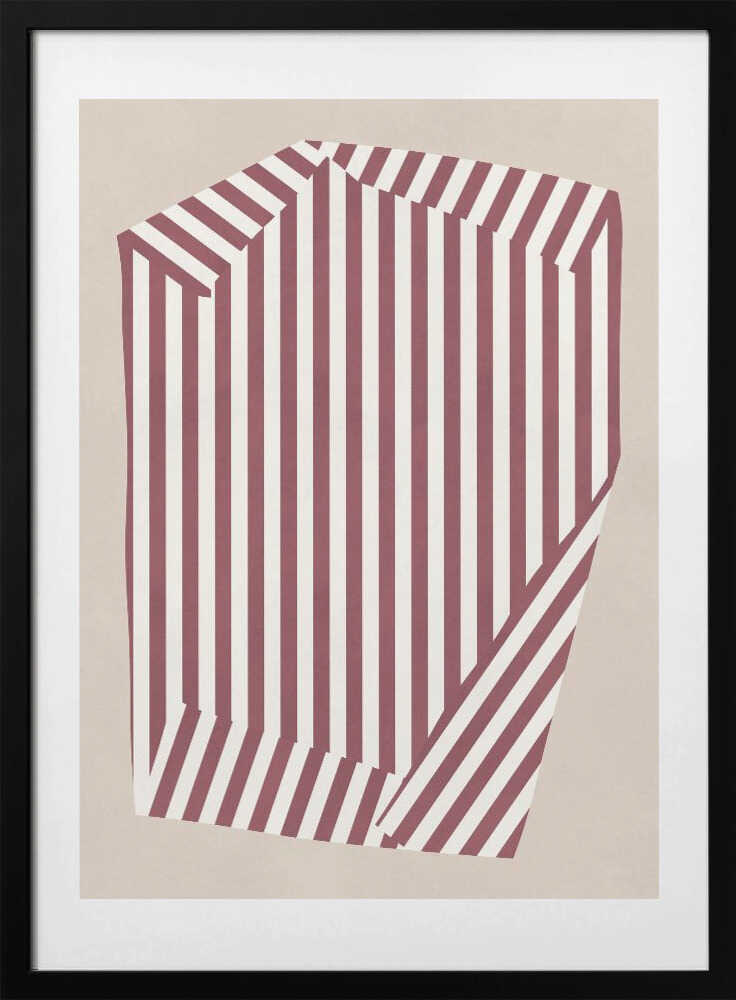 Folded Stripe Abstract