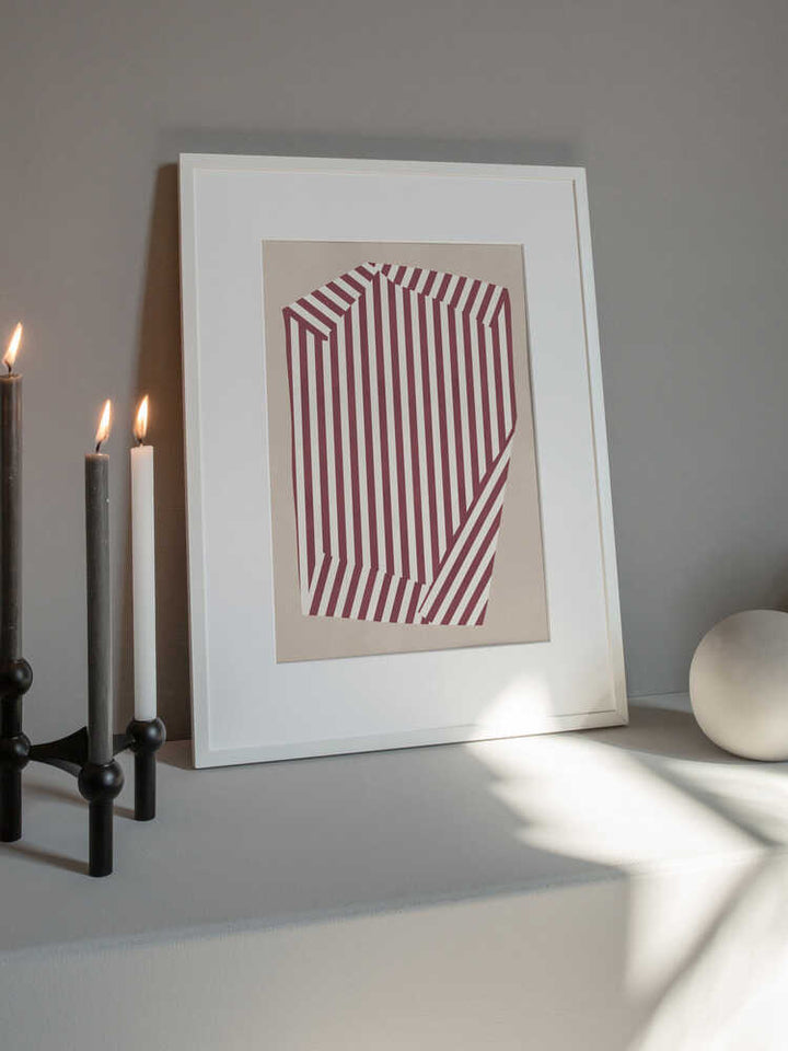 Folded Stripe Abstract